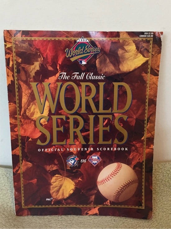 MLB Other - World Series Official Souvenir Scorebook (1993) PB